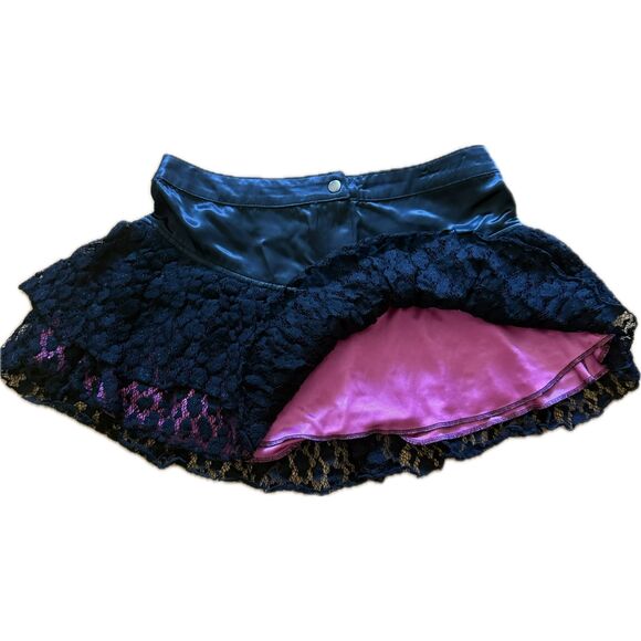 Rare VTG Lip Service Killer Mini Skirt Pink and Lace Fairycore Women’s Size S - Picture 6 of 8